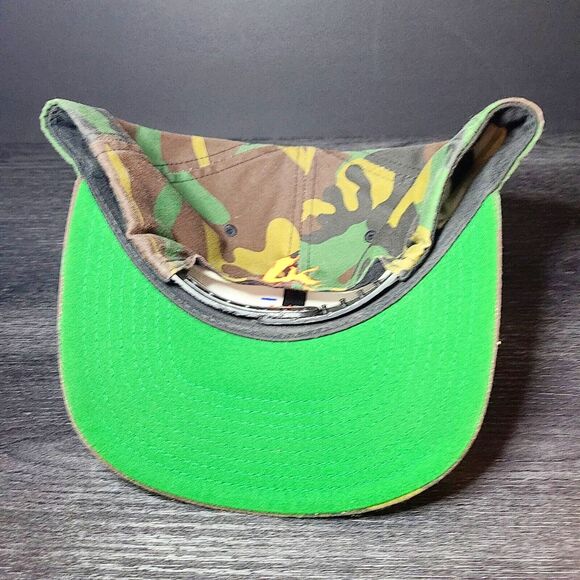 Last Kings Snapbacks 1st Gen Hat Camo Green RARE - MADE IN USA - Picture 3 of 5